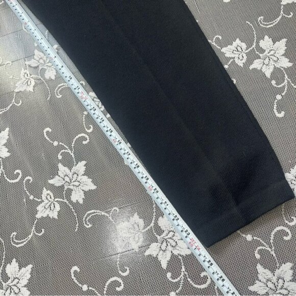 St. John Evening Santana Knit High Waisted Tapered Pant Elastic Waist black Sz 2 - Picture 12 of 12